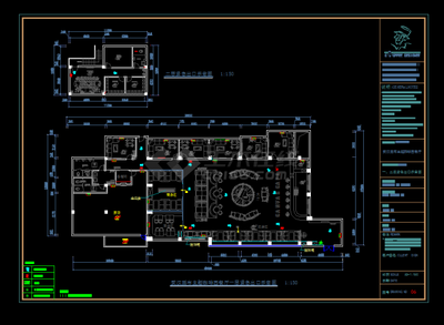 某畫布主題咖啡西餐廳室內(nèi)裝修設(shè)計CAD施工圖與室內(nèi)裝飾工程設(shè)計詳解